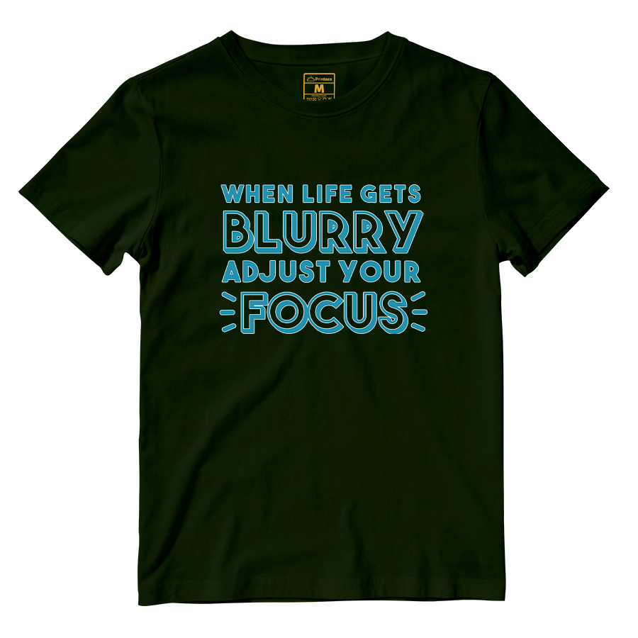 Cotton Shirt: Blurry Focus