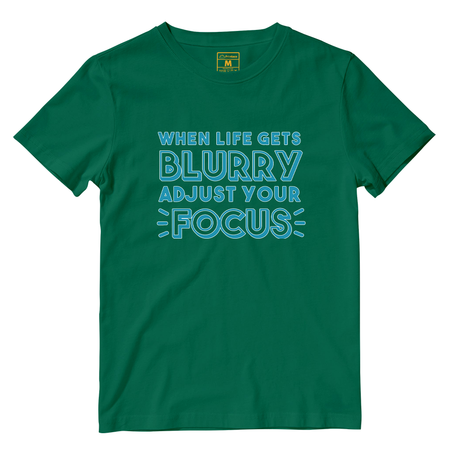 Cotton Shirt: Blurry Focus