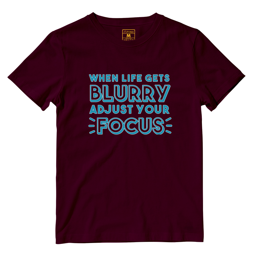 Cotton Shirt: Blurry Focus
