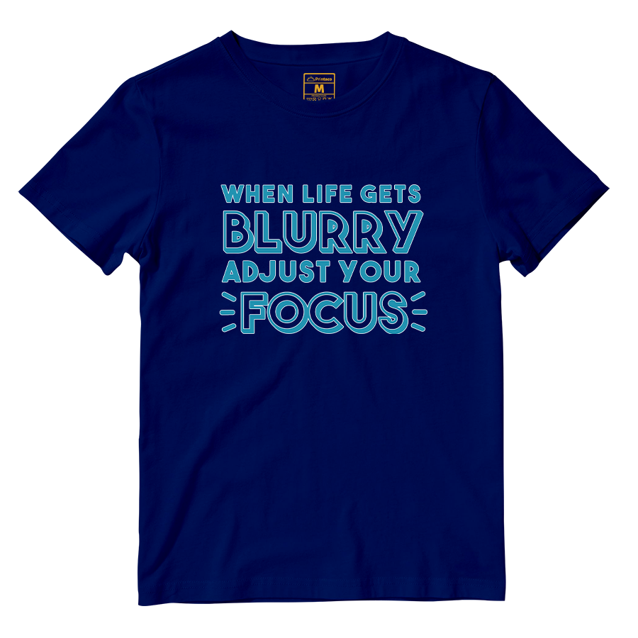 Cotton Shirt: Blurry Focus