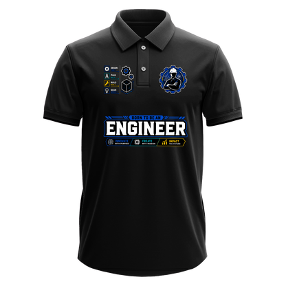 Drifit Polo Shirt: Born Engineer