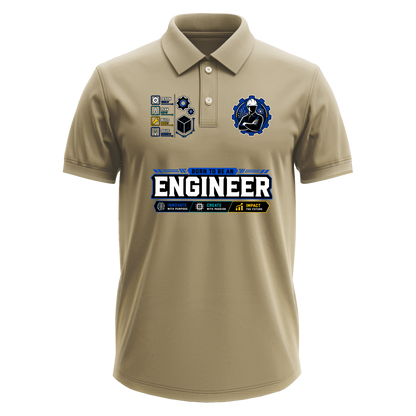 Drifit Polo Shirt: Born Engineer
