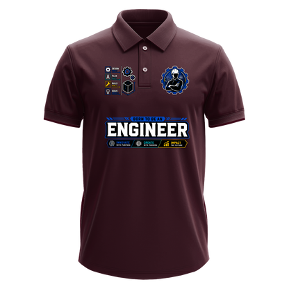 Drifit Polo Shirt: Born Engineer