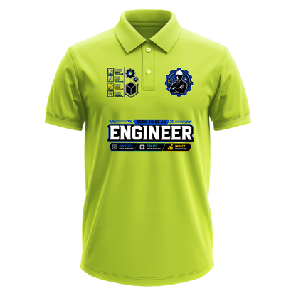 Drifit Polo Shirt: Born Engineer