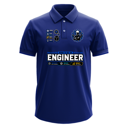 Drifit Polo Shirt: Born Engineer