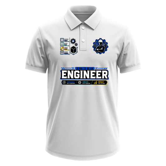 Drifit Polo Shirt: Born Engineer