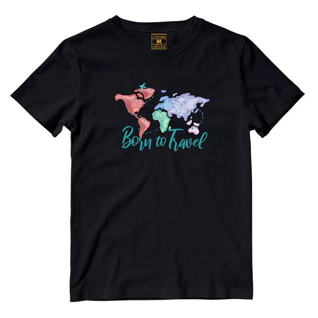 Cotton Shirt: Born To Travel