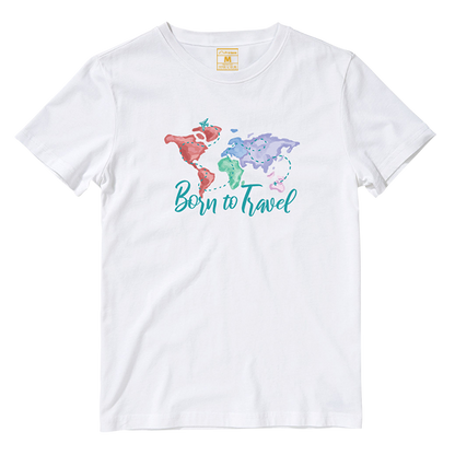 Cotton Shirt: Born To Travel