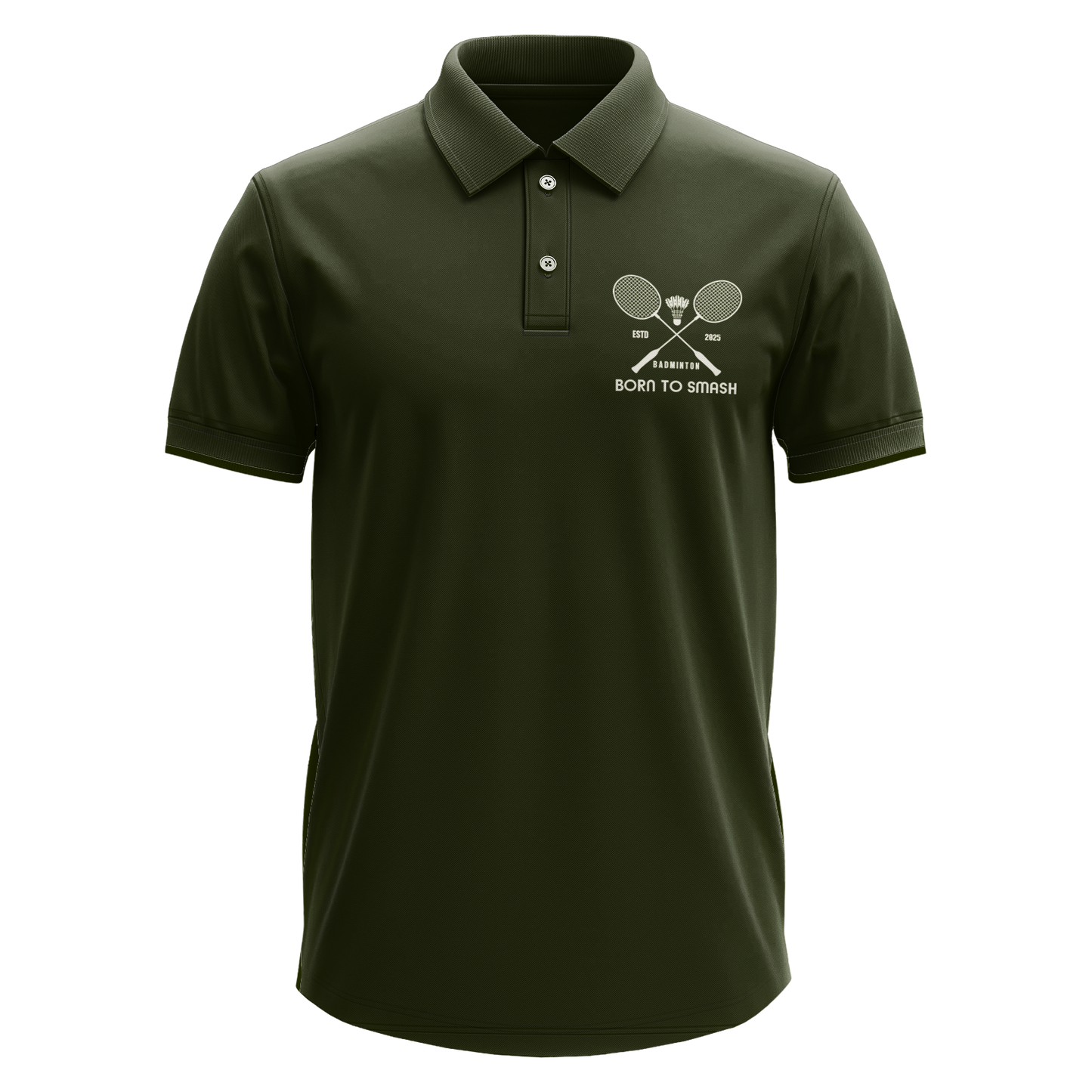 Drifit Polo Shirt: Born to Smash Pocket