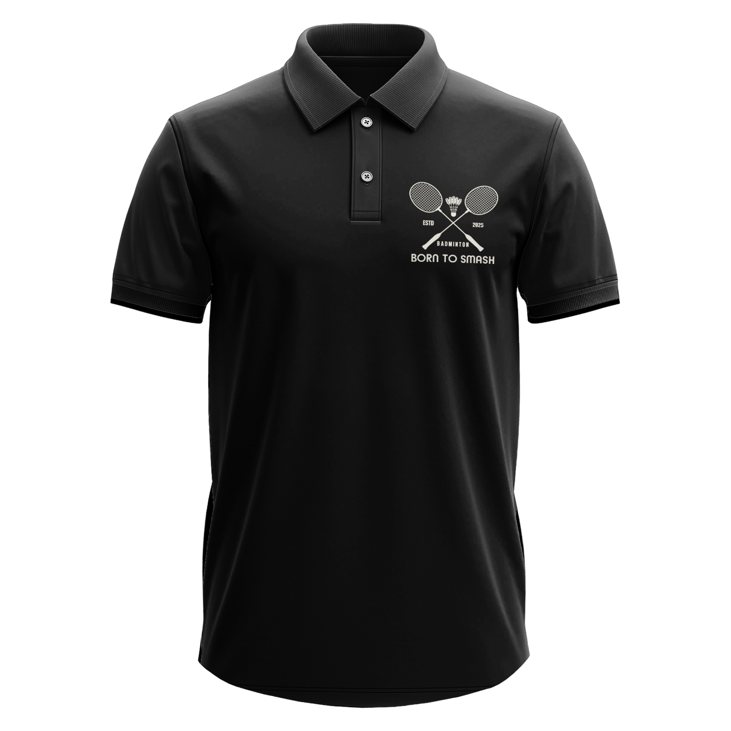Drifit Polo Shirt: Born to Smash Pocket