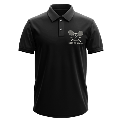 Drifit Polo Shirt: Born to Smash Pocket