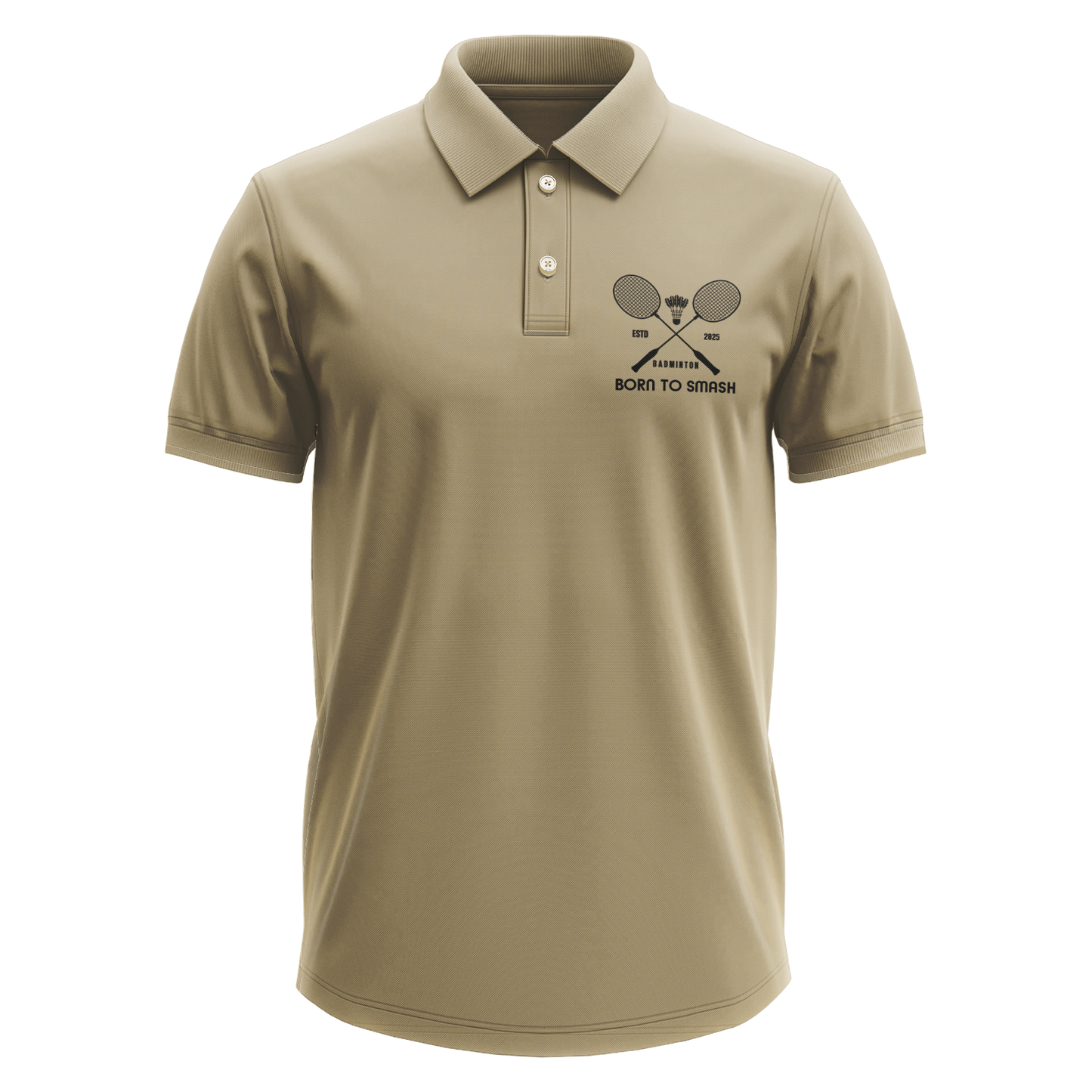 Drifit Polo Shirt: Born to Smash Pocket