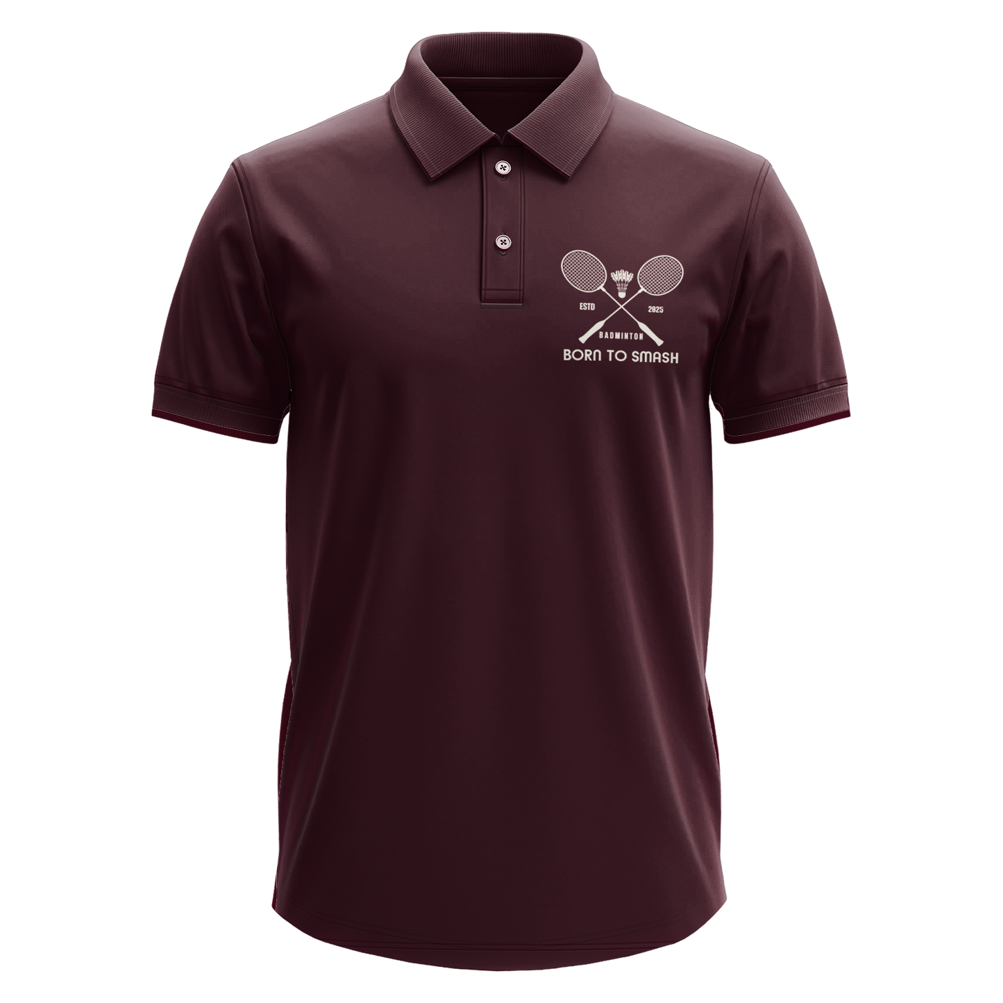 Drifit Polo Shirt: Born to Smash Pocket