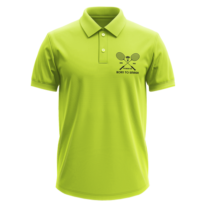 Drifit Polo Shirt: Born to Smash Pocket