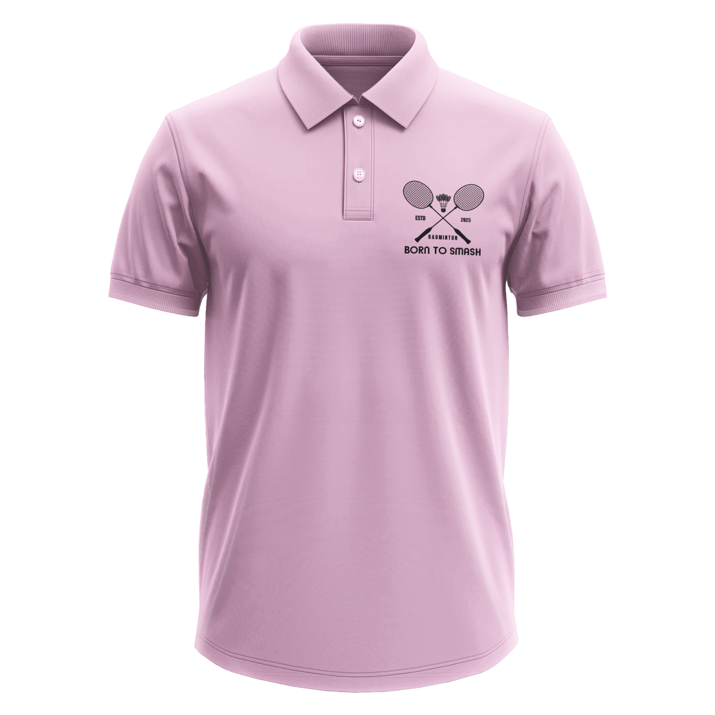 Drifit Polo Shirt: Born to Smash Pocket