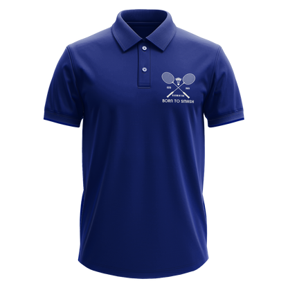 Drifit Polo Shirt: Born to Smash Pocket