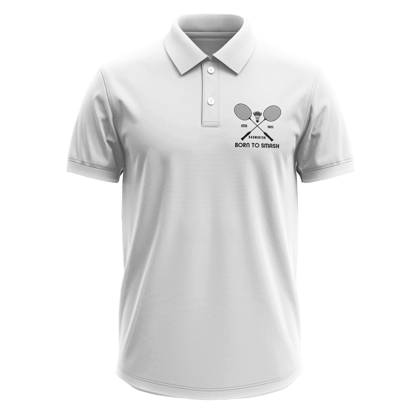 Drifit Polo Shirt: Born to Smash Pocket