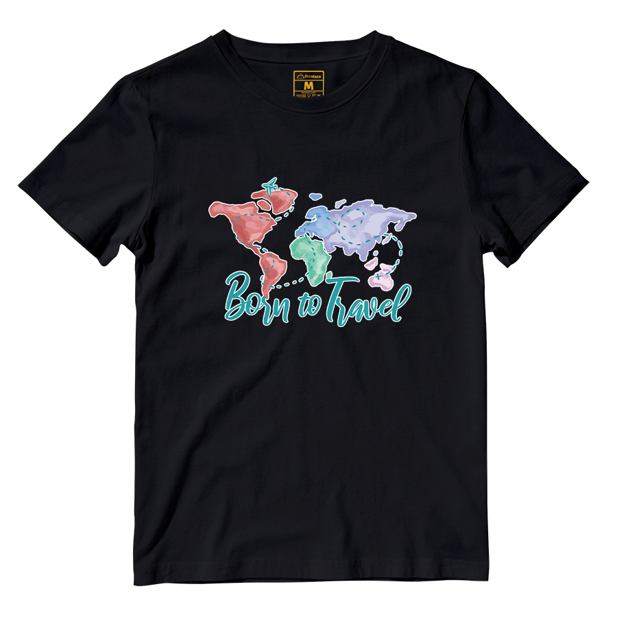 Cotton Shirt: Born To Travel