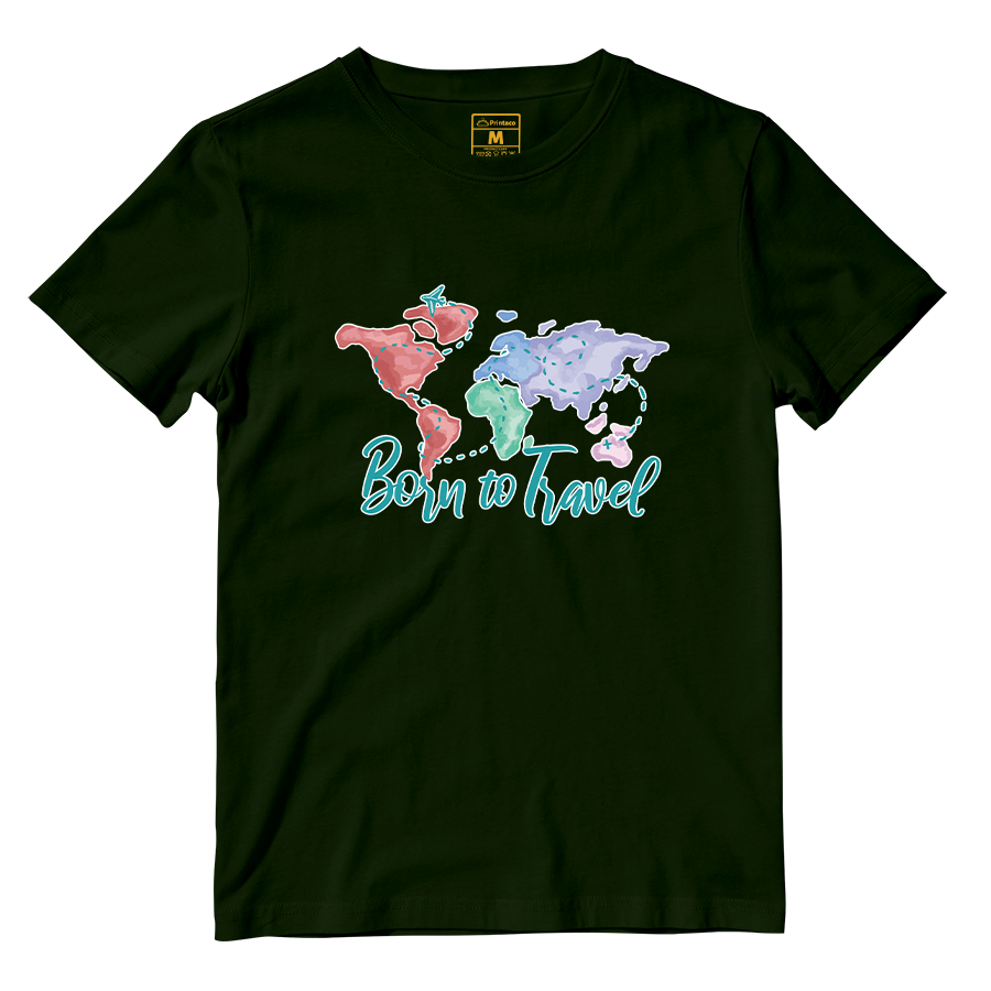 Cotton Shirt: Born To Travel