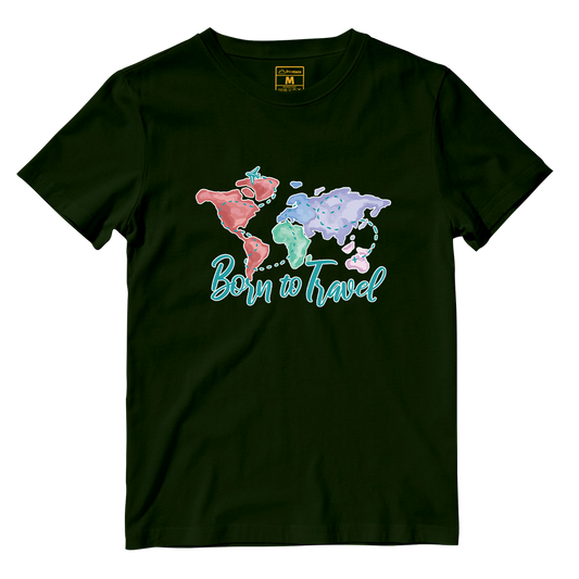 Cotton Shirt: Born To Travel