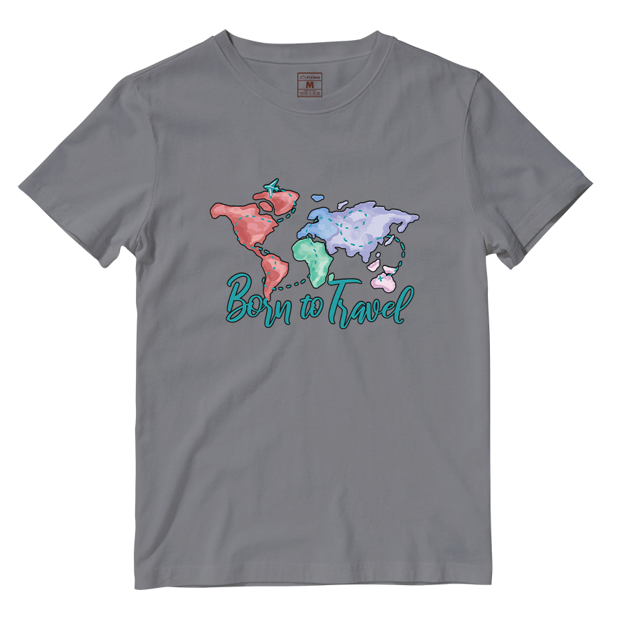 Cotton Shirt: Born To Travel