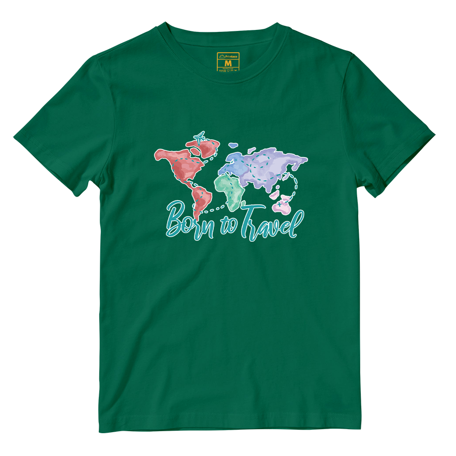 Cotton Shirt: Born To Travel