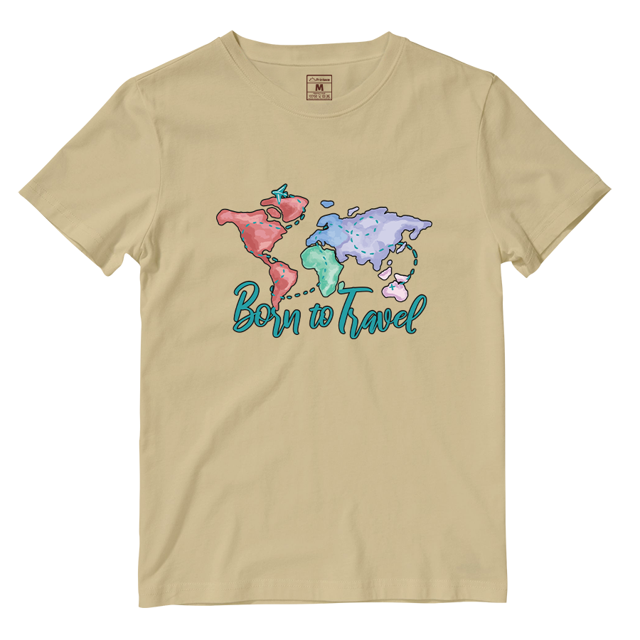 Cotton Shirt: Born To Travel