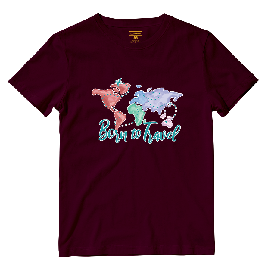 Cotton Shirt: Born To Travel