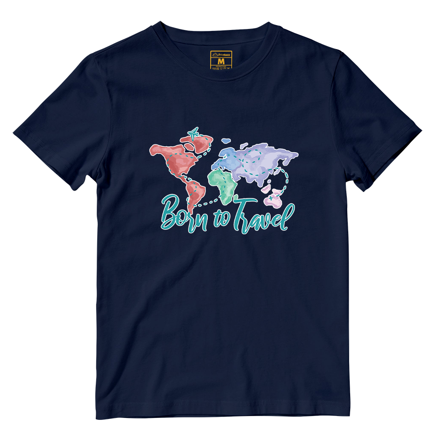 Cotton Shirt: Born To Travel