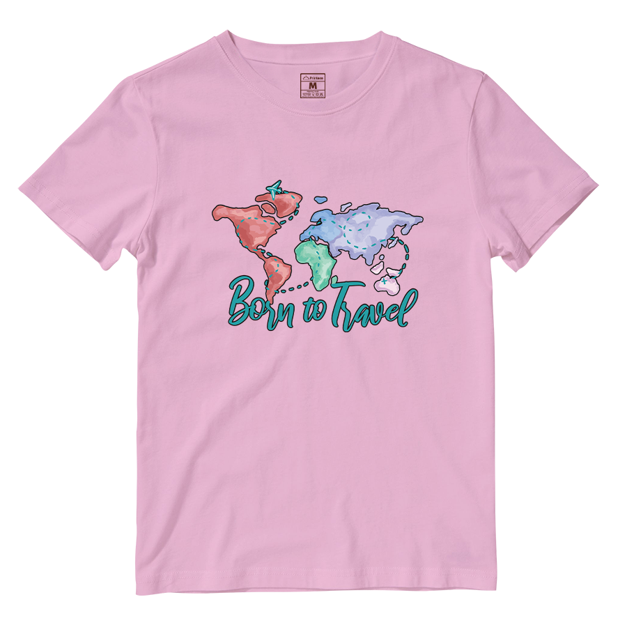 Cotton Shirt: Born To Travel