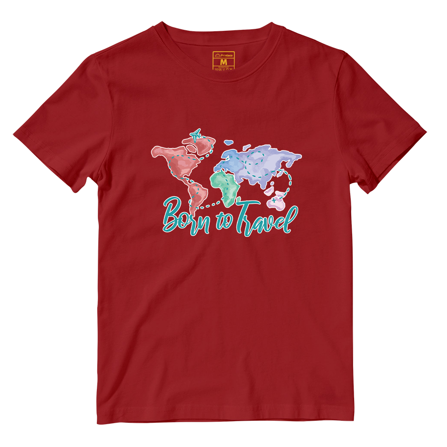 Cotton Shirt: Born To Travel