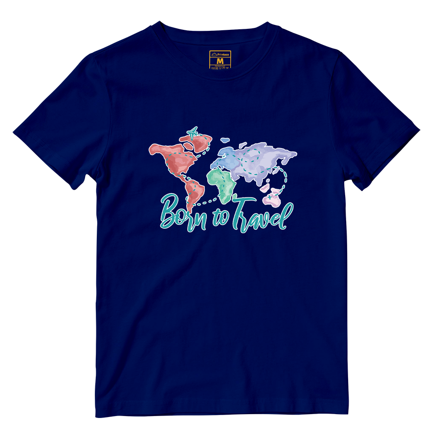 Cotton Shirt: Born To Travel