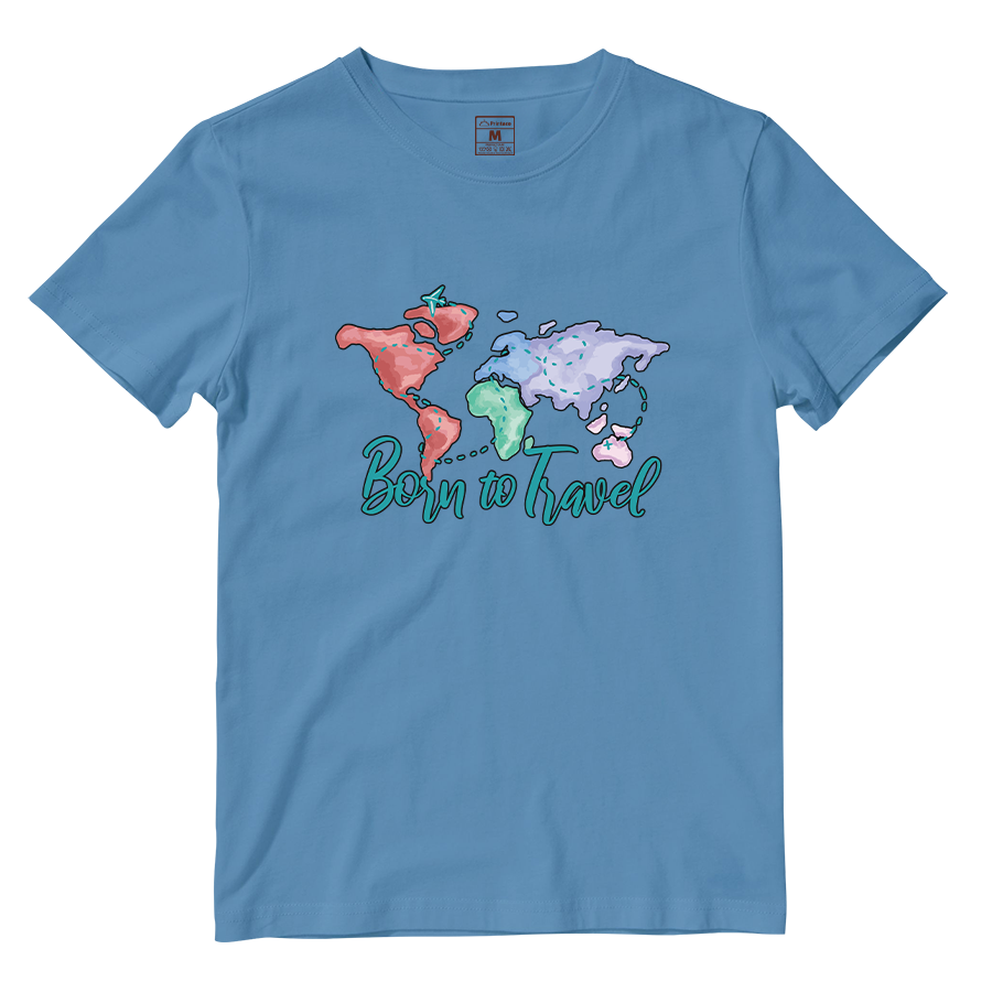 Cotton Shirt: Born To Travel