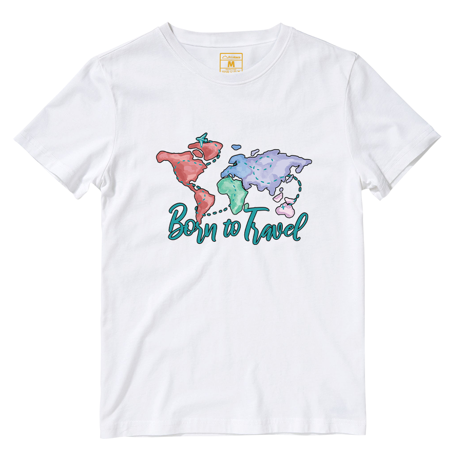 Cotton Shirt: Born To Travel