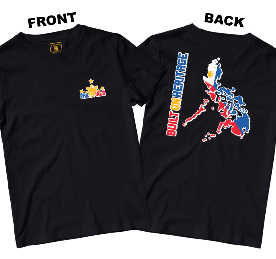 Cotton Shirt: Built On Heritage (Front and Back)