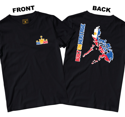 Cotton Shirt: Built On Heritage (Front and Back)