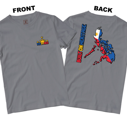 Cotton Shirt: Built On Heritage (Front and Back)