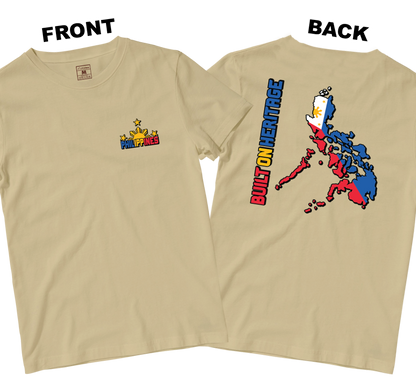 Cotton Shirt: Built On Heritage (Front and Back)