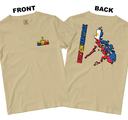 Cotton Shirt: Built On Heritage (Front and Back)