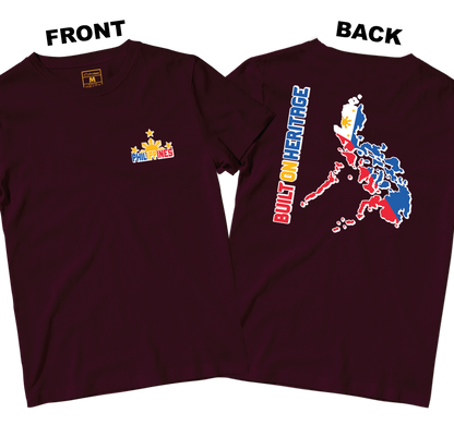 Cotton Shirt: Built On Heritage (Front and Back)