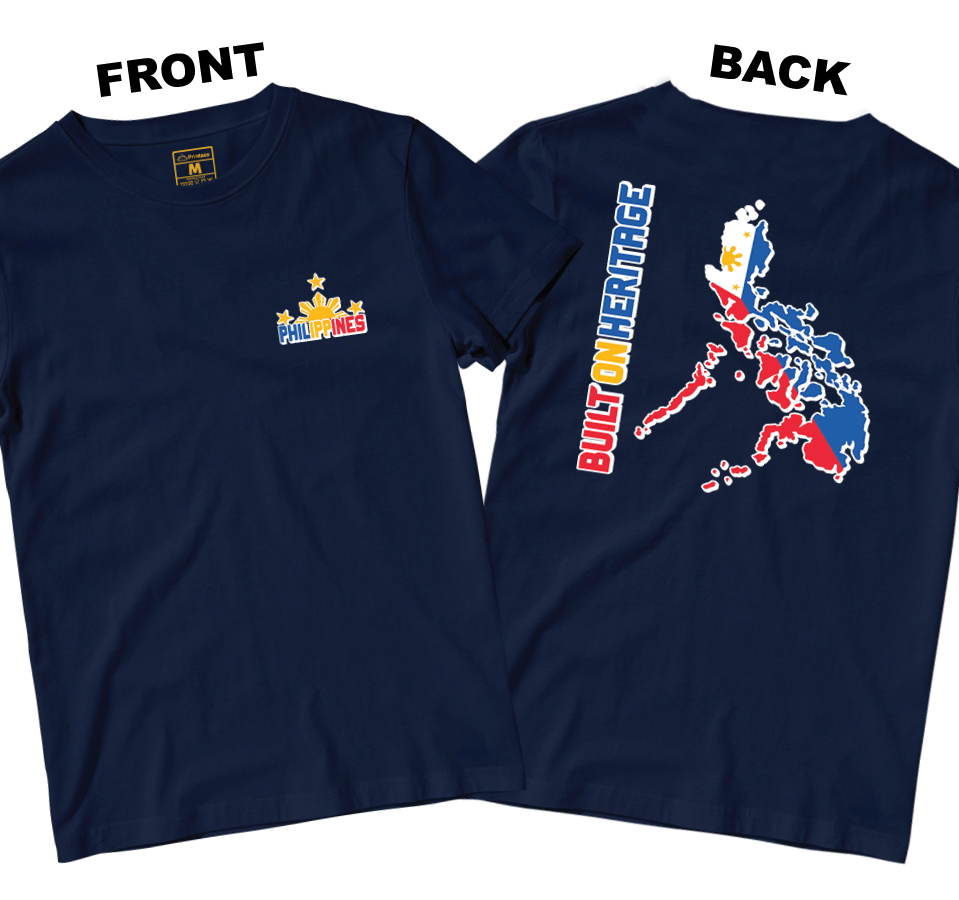 Cotton Shirt: Built On Heritage (Front and Back)