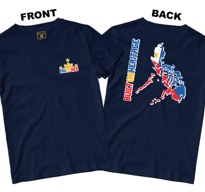 Cotton Shirt: Built On Heritage (Front and Back)