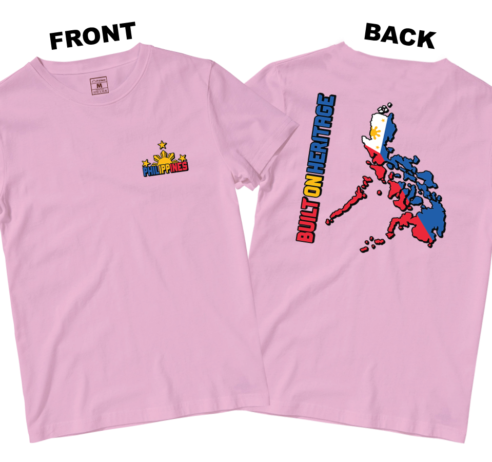 Cotton Shirt: Built On Heritage (Front and Back)