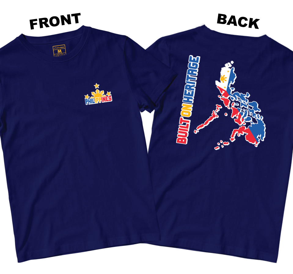 Cotton Shirt: Built On Heritage (Front and Back)