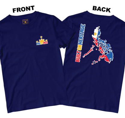 Cotton Shirt: Built On Heritage (Front and Back)