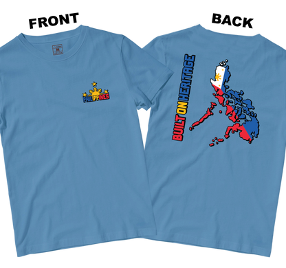 Cotton Shirt: Built On Heritage (Front and Back)