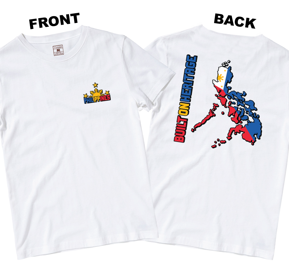 Cotton Shirt: Built On Heritage (Front and Back)