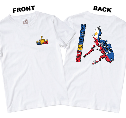 Cotton Shirt: Built On Heritage (Front and Back)