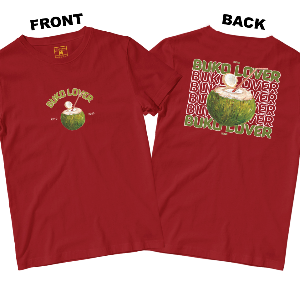Cotton Shirt: Buko Lover (Front and Back)