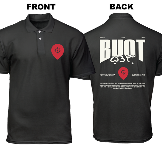 Cotton Polo Shirt: Buot  (Front and Back)